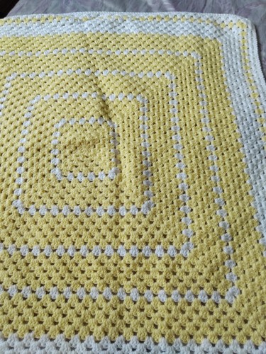 Handmade crochet granny square - handmade,