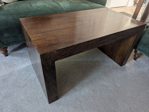 Solid wood mango - solid, coffee