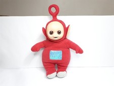Vintage Teletubbies Po 11" Plush - Eyes Open & Close - Kids Soft Toy 1996 - GC