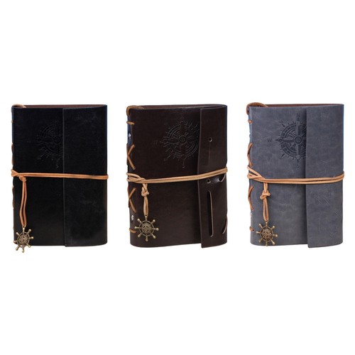 Vintage leather journal note - leather,