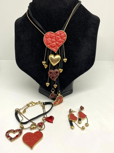 Pilgrim red heart jewellery - heart,