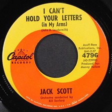 JACK SCOTT: sad story / i