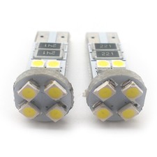2x Xenon White 8 SMD LED Side