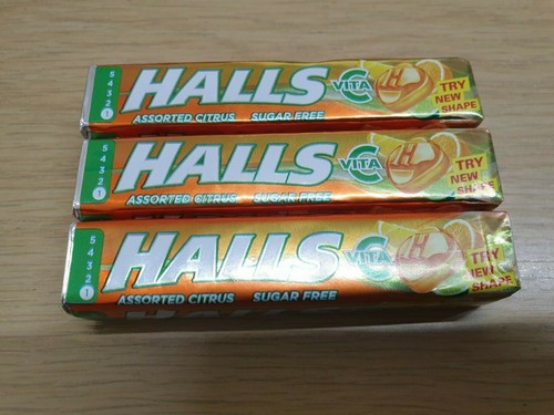 Halls menthol citrus sugar - halls,