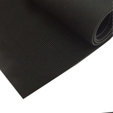 RUBBER FLOORING MATTING SAFETY INDUSTRIAL GARAGE ANTI SLIP 1.3M WIDE COMMERCIAL