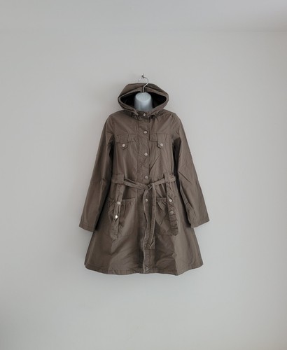 Y2k papaya trench - papaya, coat