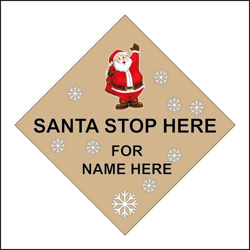 Cm159 santa stop - cm159, sign