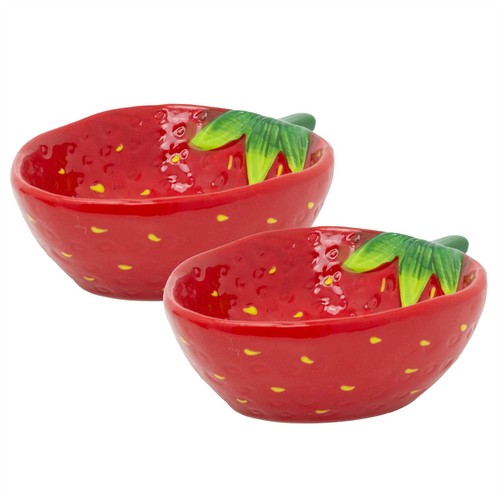 Set ceramic strawberry - set,
