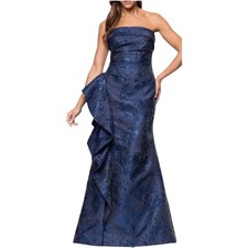 Xscape Dress Navy Blue