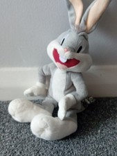 Bugs Bunny Looney Tunes Soft Toy Good Condition