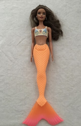Barbie mermaid doll - doll, brown