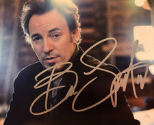 Bruce springsteen hand - hand, singed