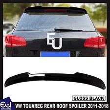 REAR ROOF SPOILER WING LIP FOR VW TOUAREG 7P 2011-2018 GLOSS BLACK