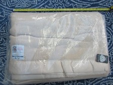 Vintage John Atkinson Jason Merino Wool Blanket - Beige - 230cm x 255cm King