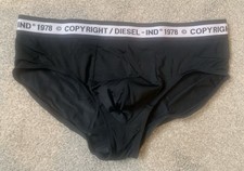 Diesel Black Microfibre Briefs
