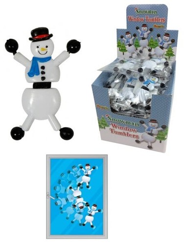 Snowman window tumblers - snowman,