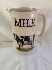 Vintage Heron Cross Pottery Milk Jug – Cow