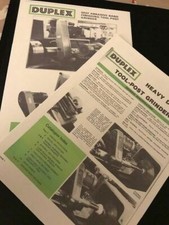 Duplex Precision Tool-post Grinders & Accessories General Catalogues