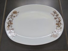 Vintage Milk White Glass Brown