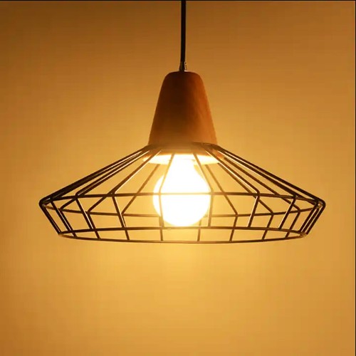Industrial cage pendant - cage,