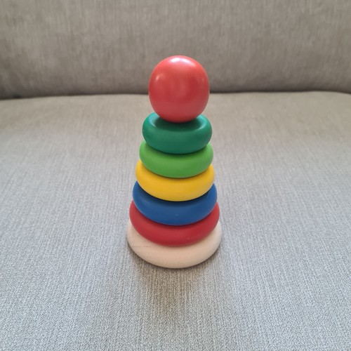 Mini wooden rainbow stacking - mini,