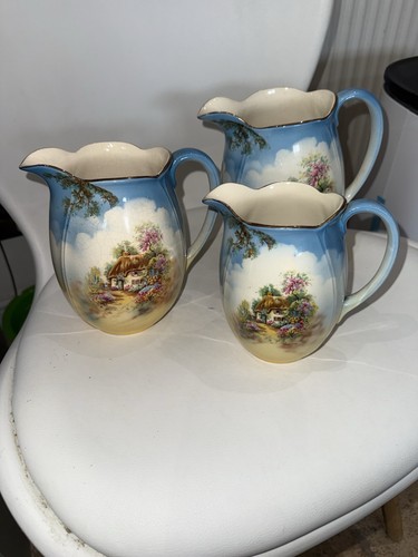 Falcon ware cottage scene - scene, 3