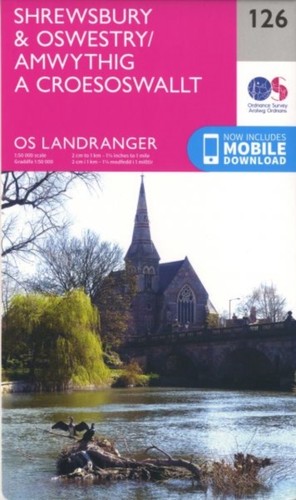 Landranger 126 shrewsbury - o.s.,