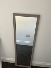 Rectangular Grey Wood effect