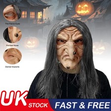 SCARY WITCH EVIL LATEX MASK