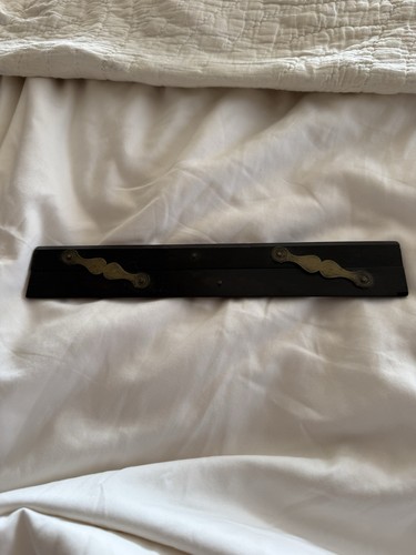 Antique treen ebony parallel - antique,