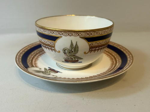 Coalport armorial cabinet - coalport,