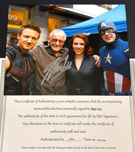 Stan lee signed 8x10 - 8x10, photo