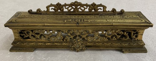 Antique victorian ornate brass - victorian,