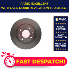 2x Brake Discs Pair Solid fits