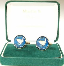 1946 FARTHING Cufflinks made