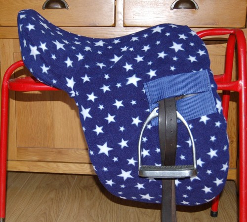 Fleece ride saddle cover - fleece,