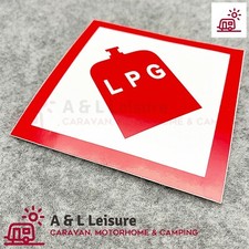 LPG Gas Locker Box WARNING