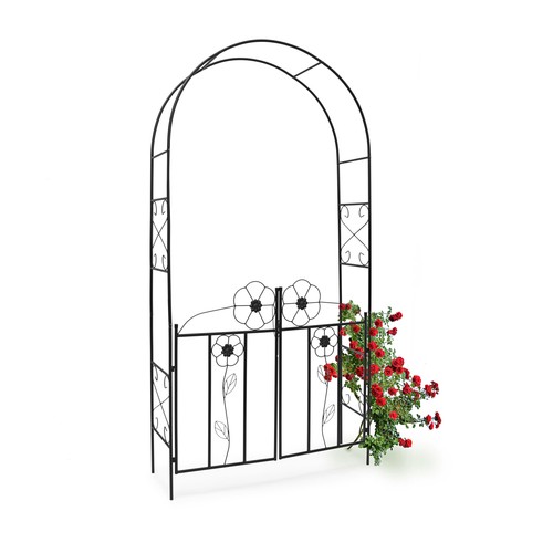 Rose arch with - , gate