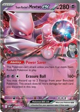 Team Rocket's Mewtwo ex - 081/182 - SV10: Destined Rivals NM Pokemon Card