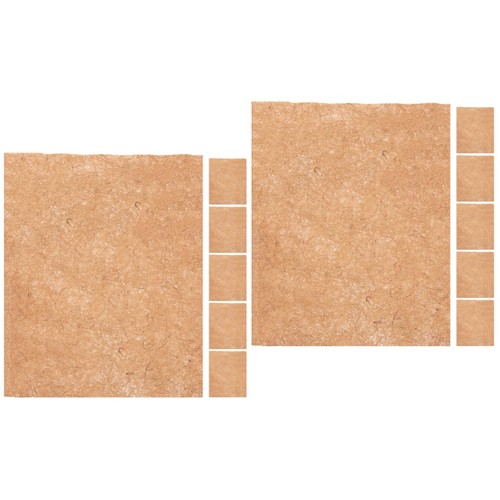 Reusable brown nesting pads - brown,