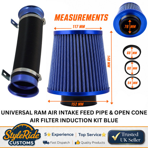Universal ram air intake feed - universal,