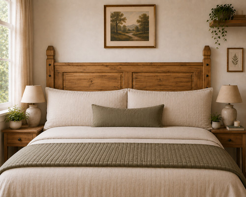 Rustic pine king - king, size