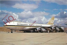 Picture Postcard- SEABOARD WORLD BOEING 747-245F N701SW [AHS]