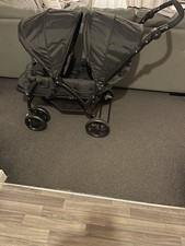 Black Double Stroller…never Been Used Bought It Recently In June Brand New