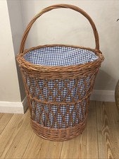 Vintage Woven Wicker Brown