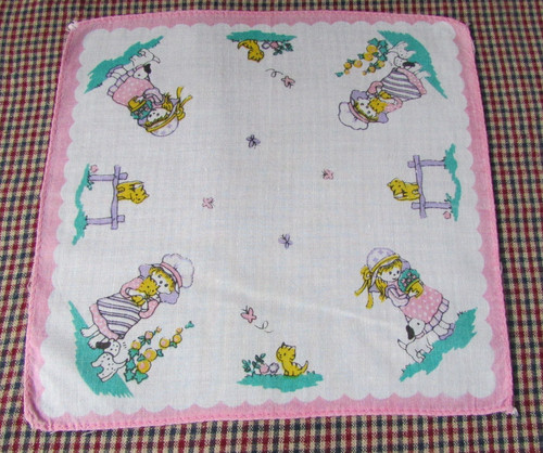 Vintage handkerchief hankie - vintage,