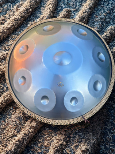 Silver shine handpan - silver,