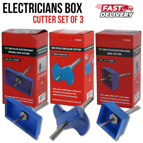 Tct sds plus wall - chaser, set