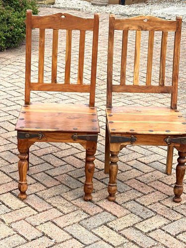 Set rustic brown solid - 6,