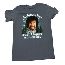 Bob Ross T-shirt No Mistakes